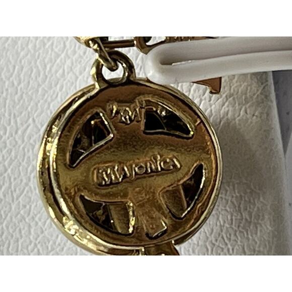 Majorica Gray Rainbow Lustrous Pearl One Strand Necklace 925 Vermeil Box Clasp - Picture 11 of 12